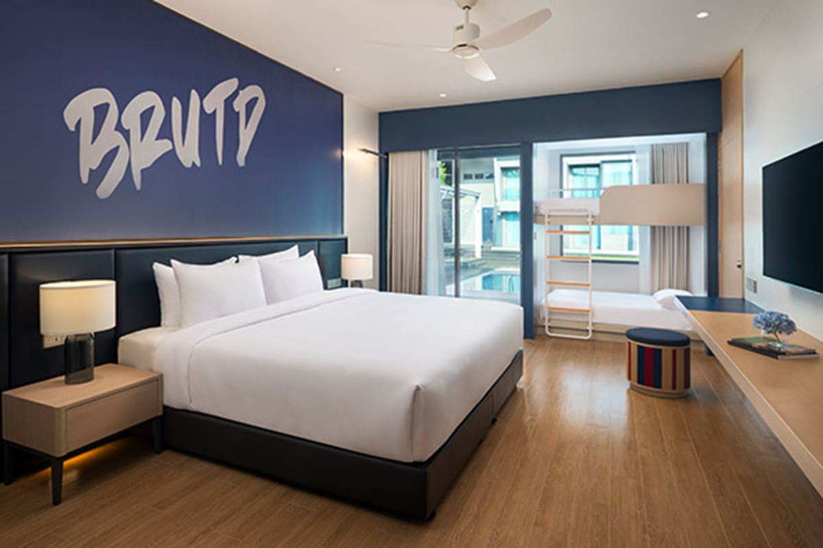 Deluxe Family Pool Terrace Bunkbed - 武里南聯阿瑪瑞酒店
