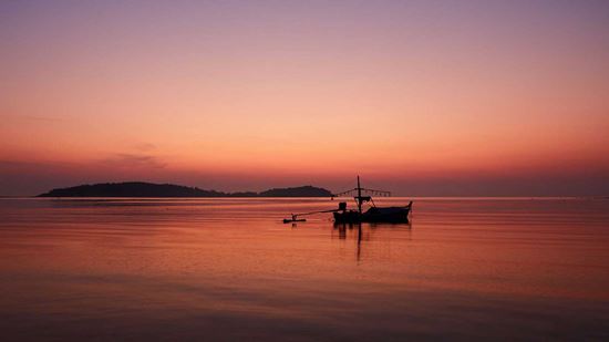 Sunset view at Chaweng Beach