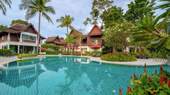 Setting at Thai Village swimming pool
