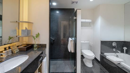 Bathroom in Superior Garden View