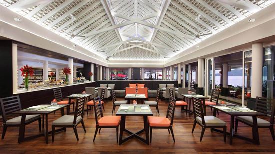 Indoor seating at Rim Talay